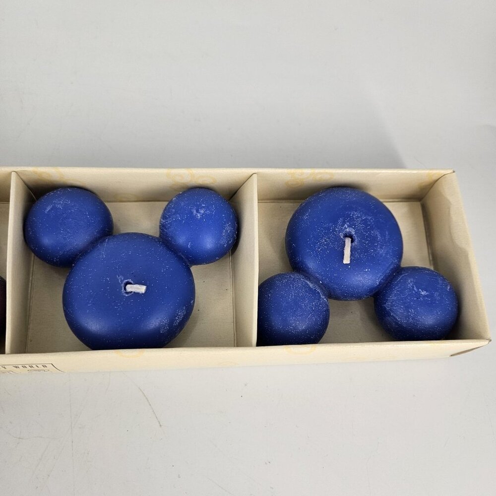 Disney Mickey Mouse Head Floating Candles Set Of 4 Walt Disney World At Home - Picture 7 of 12